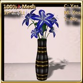 LW_ Vase of Lilies Mightnight Blue