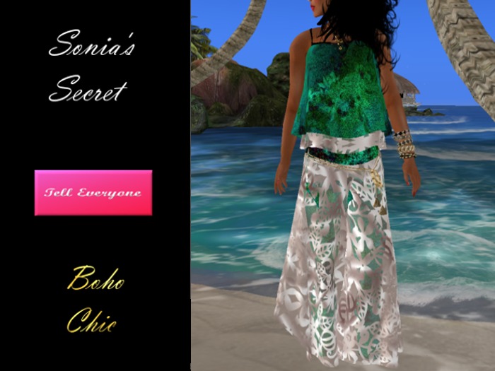 SS 2014 BOHO CHIC - GREEN & SHEER