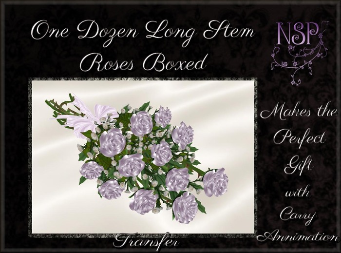 NSP Heather Rose Arm Bouquet (boxed)