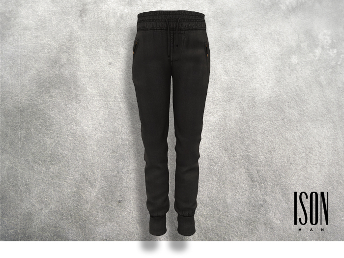ISON MAN - stretch trousers (dark gray)
