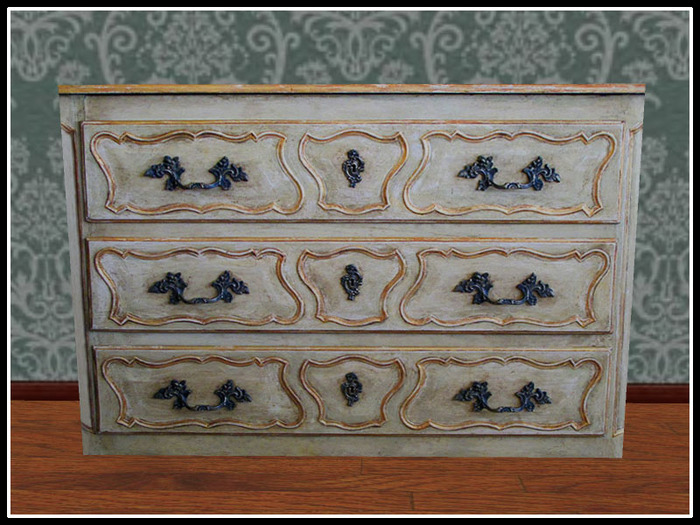 Second Life Marketplace Re French Louis Xv Dresser One Prim Antique Decoration Re French Louis Xv Dresser