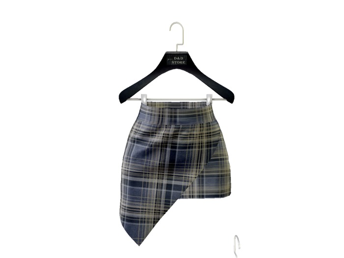 D&D -Skirt - PlaidBlue