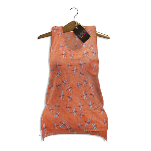 HYSTERICAL GLAM . DRAGONFLIES TANK [ORANGE]