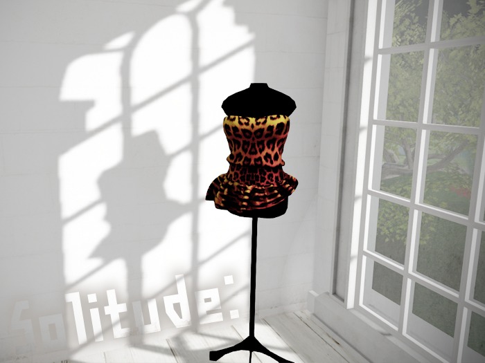 Solitude: Leopard frill top Original
