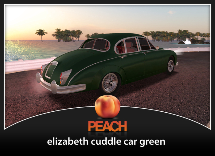 Peach Jag Elizabeth cuddle car green MP