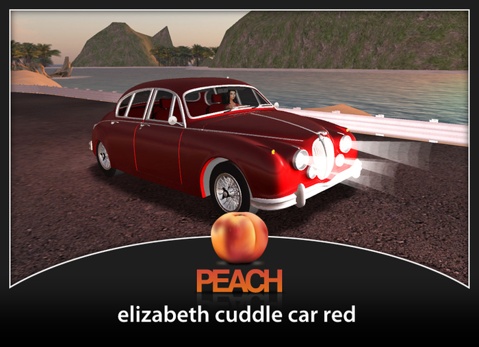 Peach Jag Elizabeth cuddle car red MP