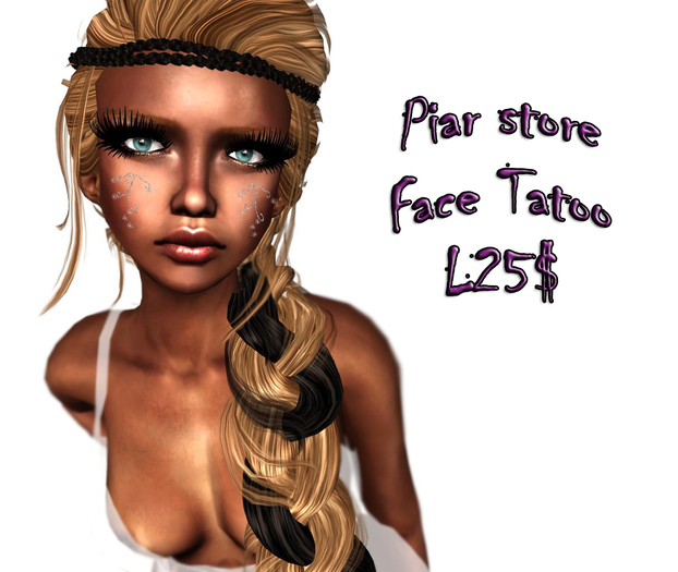 Piar store face tatoo