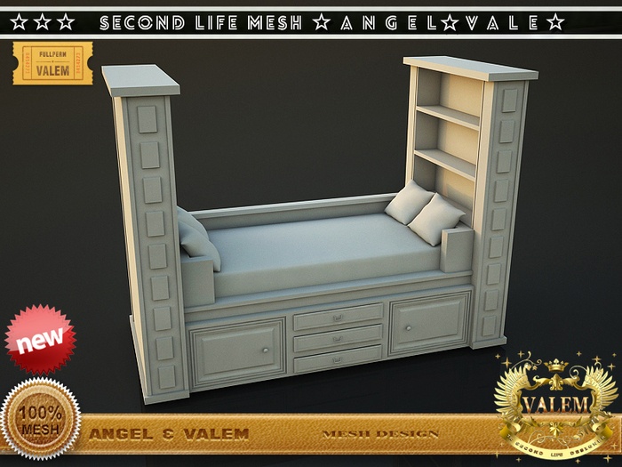 .::VALEM::.   Full Perm Mesh Great Library Seat