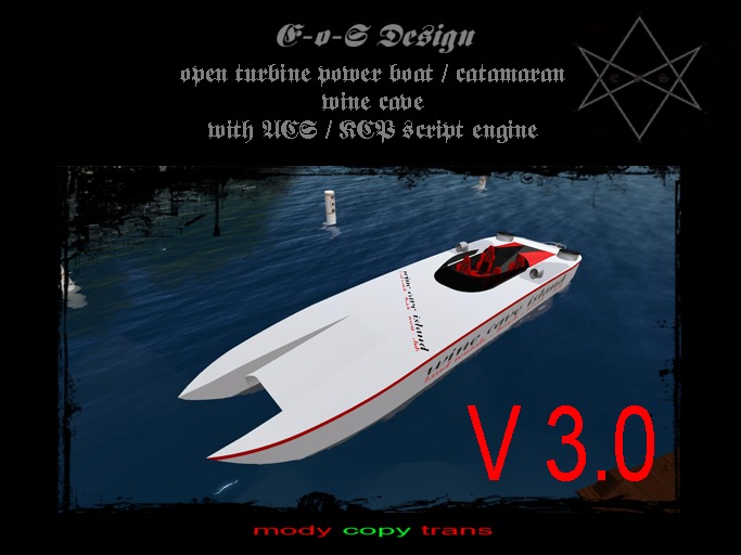 wine cave open catamaran / powerboat / race boat / turbine boat V 3