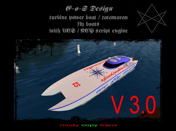 fly boats catamaran / powerboat / race boat / turbine boat V 3