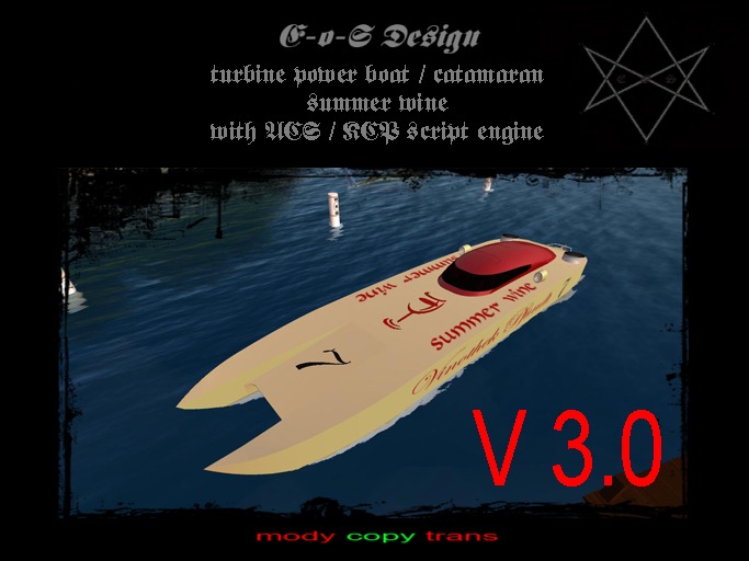 summer wine catamaran / powerboat / race boat / turbine boat V 3