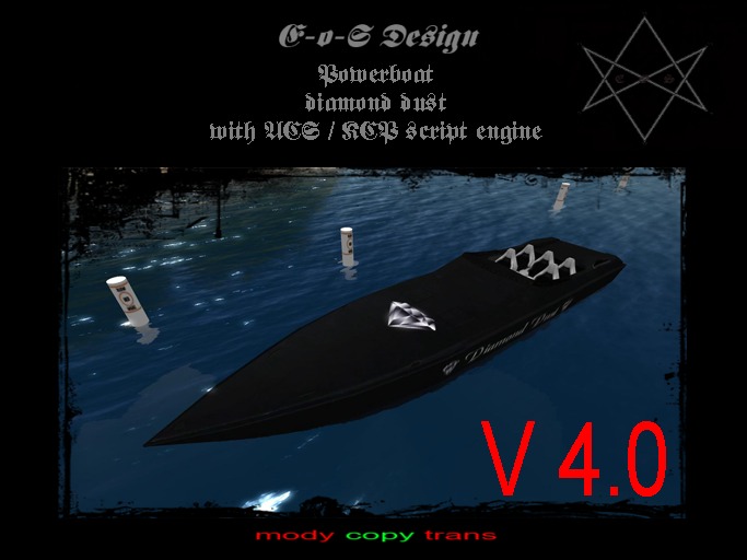 diamond dust powerboat / race boat V 4