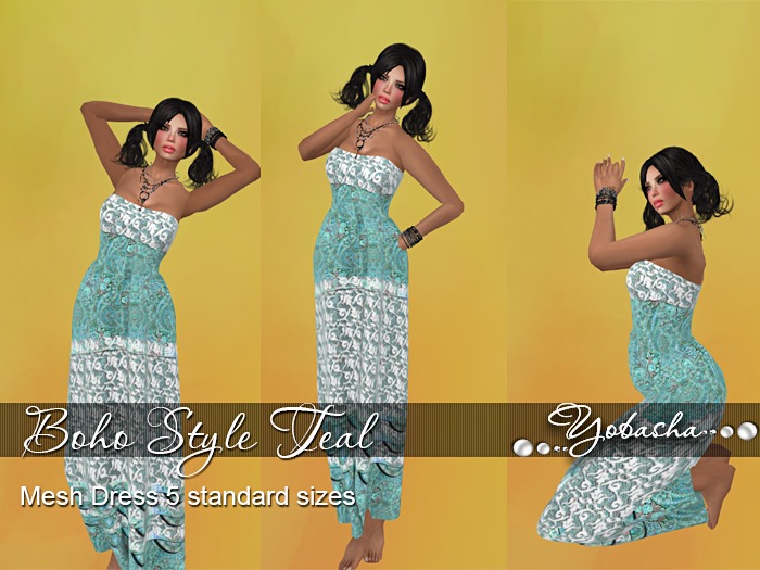 -Yobasha- Boho Style Teal