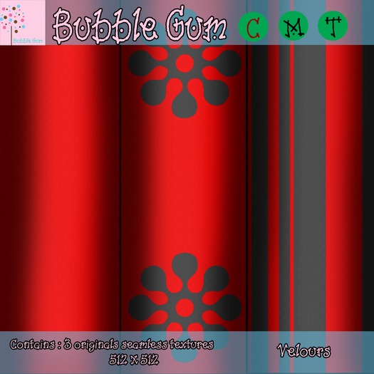 Velours seamless texture bag