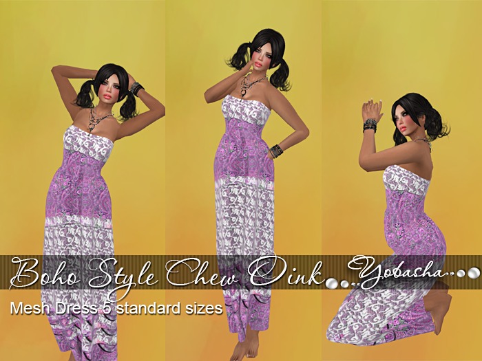 -Yobasha- Boho Style Chew Pink 