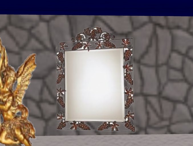 plants Grapevine Beveled Mirror
