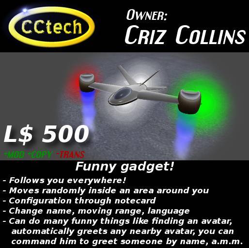 CCtech Following Pet (Futuristic glider)