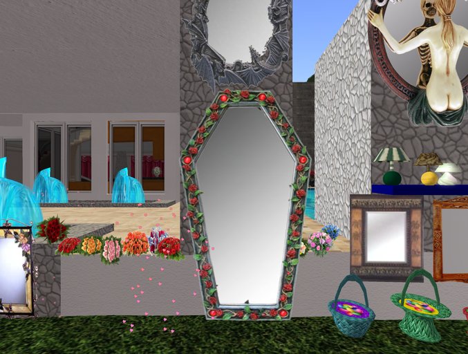 plants Gothic Rose Coffin