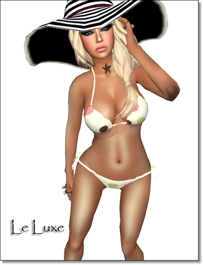 Le Luxe Bikini Chunk Dots