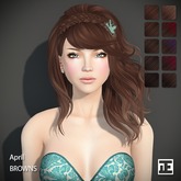TRUTH HAIR April (Mesh Hair) - browns