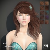 TRUTH HAIR April (Mesh Hair) - light browns