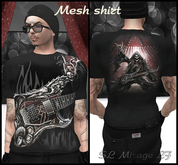 AIR GUITAR - Men Mesh T-Shirt