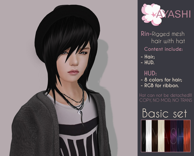 [^.^Ayashi^.^] Rin hair-Basic set