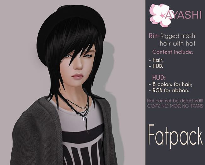 [^.^Ayashi^.^] Rin hair-Fatpack