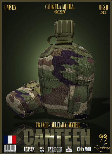 MILITARY CANTEEN US BLACK
