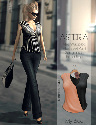 Asteria Creations-My Bree Blouse[Transprnt&Non Transprnt]SUGAR