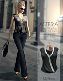 Asteria Creations-My Bree Blouse[Transprnt&Non Transprnt]BLACK