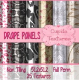 *Cupids Textures * 25 DRAPE PANELS