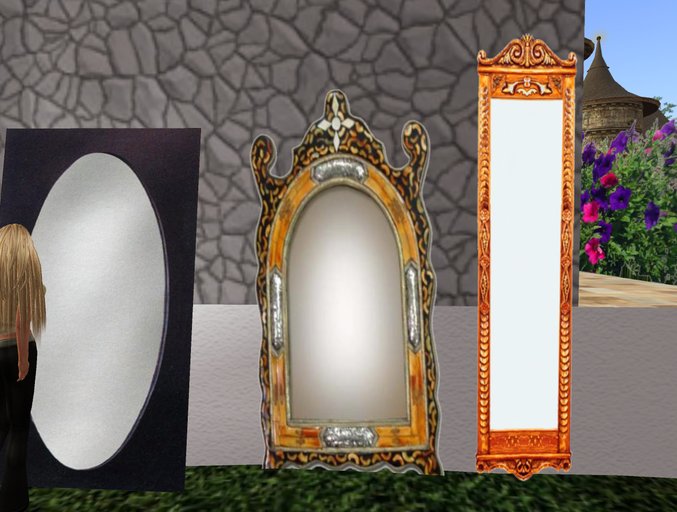 plants Camel Bone Mirror