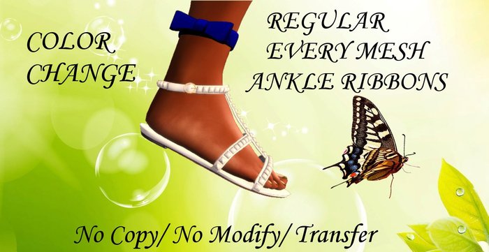Every Mesh Ankle Ribbon Gift