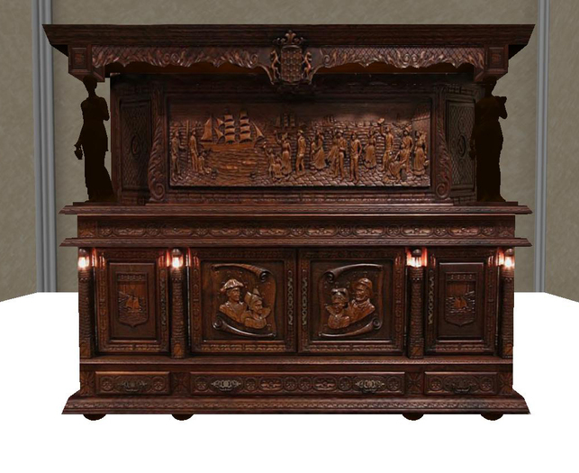 Antique Italian Hutch c1452
