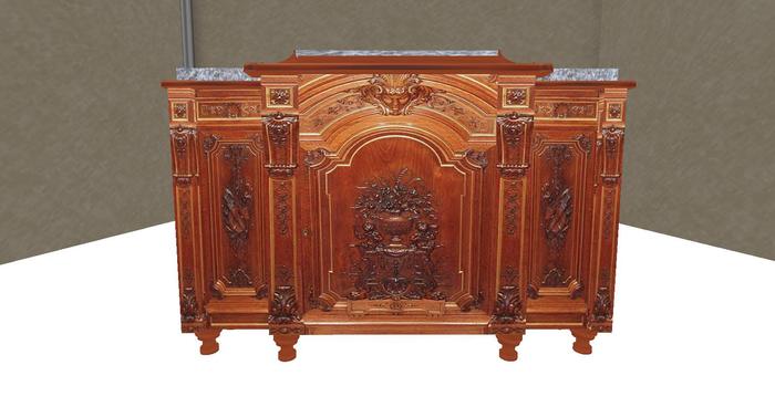 Antique Italiam Renaissamce Revival Cabinet