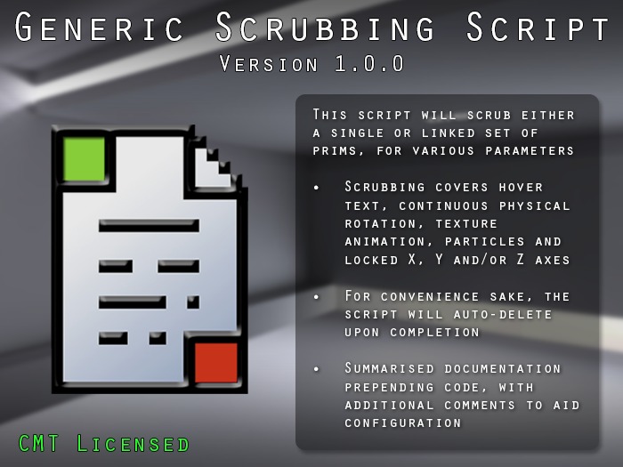 Generic Scrubber Script: Full Permission
