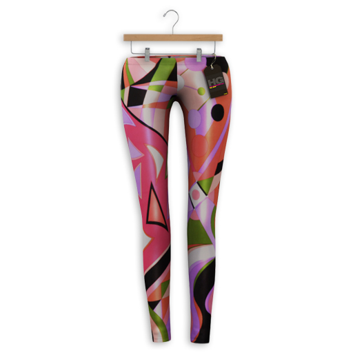 HYSTERICAL GLAM . SASHA PRINTED LEGGINGS [III]
