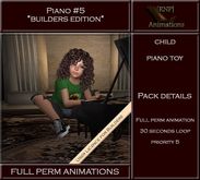 [RNP] Piano #5_Child_Piano toy  - Full Perm Animation