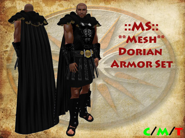 ::MS:: Dorians Armor Set **MESH** BOX