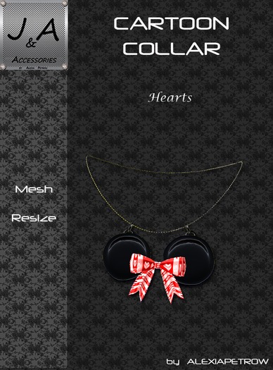 Cartoon Collar - Hearts