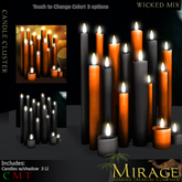 =Mirage= Candle Cluster - Magick Mix