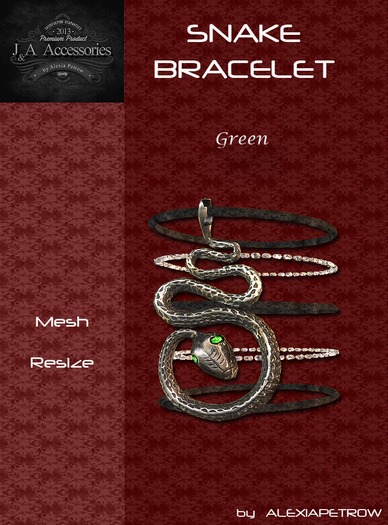 Snake Bracelet - Green