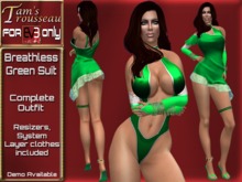 EVE - Breathless Green Suit and Coverup