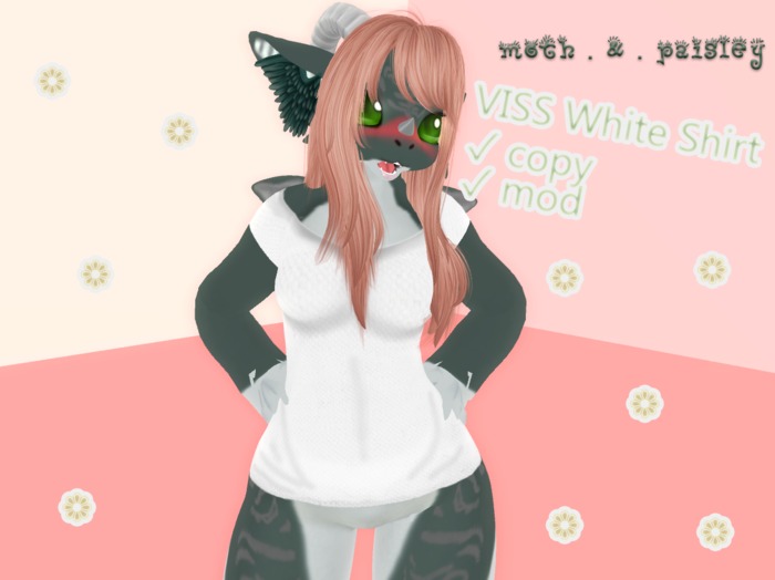 moth . & . paisley - VISS White Shirt