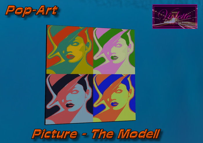 PopART picture "The Modell"