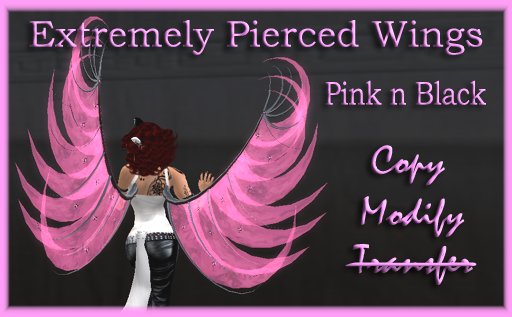 Pierced Wings Pink