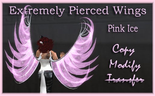 Pierced Wings Pink Ice