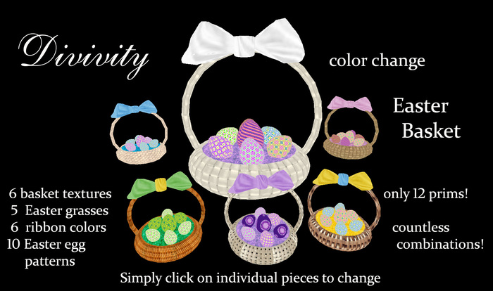Divivity Color Change Easter Basket