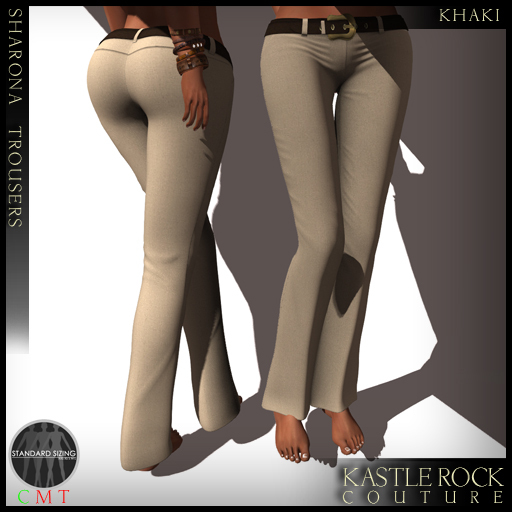 :KR: Sharona Trousers - Khaki